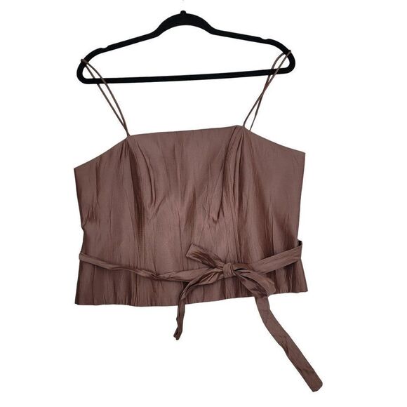 Vintage JS Collections Formal Blazer Set 10 Mauve Metallic Striped Satin Shell - Picture 11 of 17